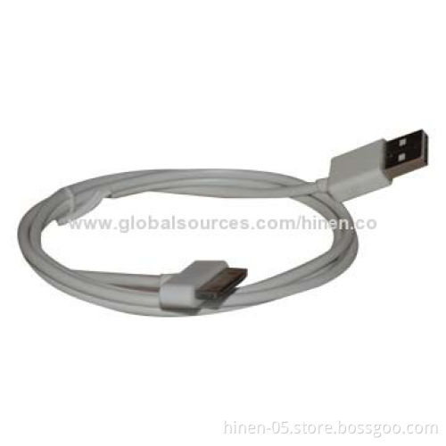 30 Pin Cable for iPod/iPhone/iPad, Connects Your Apple Devices